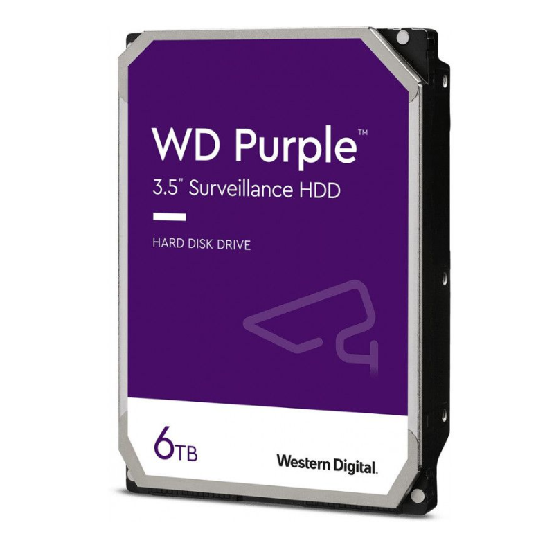 WD Purple 6TB Surveillance HDD WD62PURZ 3.5