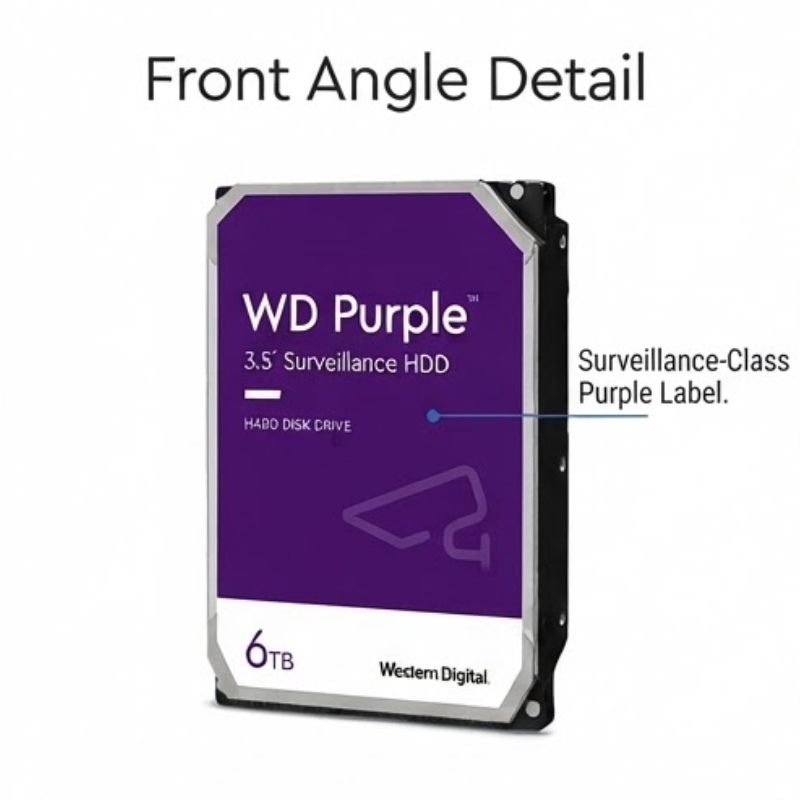 WD Purple 6TB Surveillance HDD WD62PURZ 3.5