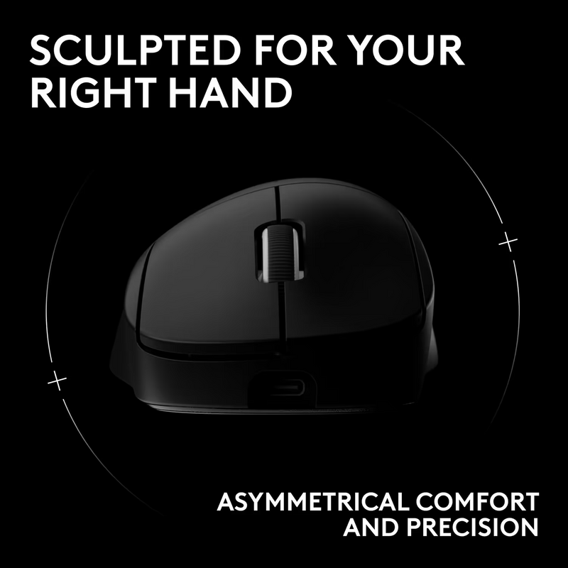 Logitech G PRO X SUPERLIGHT 2 DEX SE Wireless Gaming Mouse - Black
