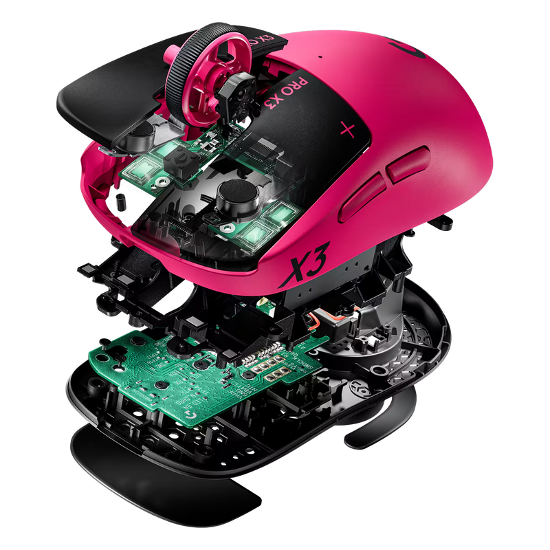 Logitech G PRO X3 SUPERSTRIKE Wireless Gaming Mouse - Magenta Eclipse