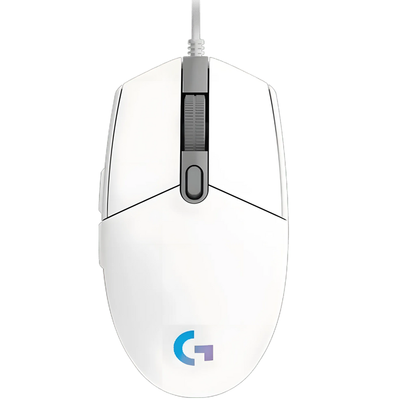 Logitech G102 Lightsync RGB Gaming Mouse - White