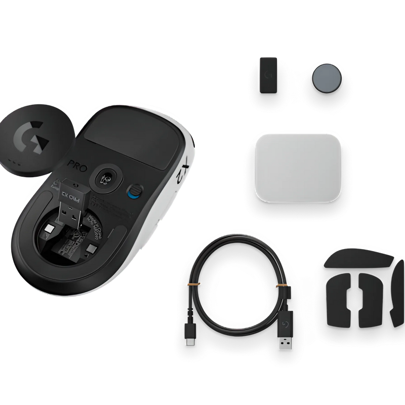 Logitech PRO X2 SUPERSTRIKE Gaming Mouse - Lunar Eclipse