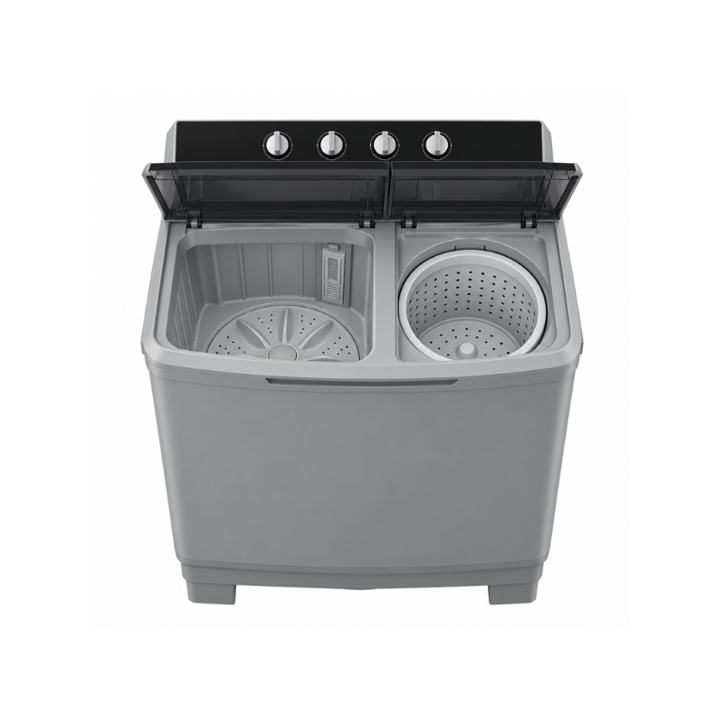 15kg Twin Tub Washing Machine – Metallic – DTT 151