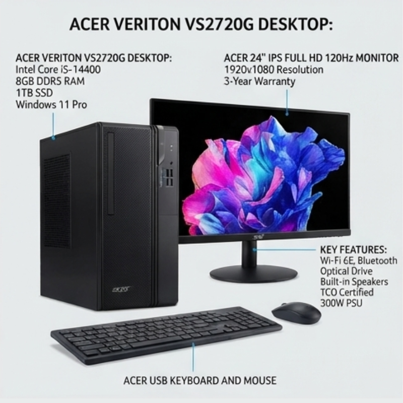 Acer Office Desktop Bundle