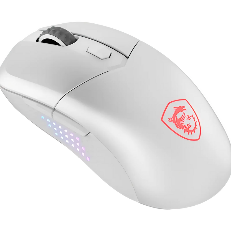 MSI Versa 300 Elite Wireless Gaming Mouse - White