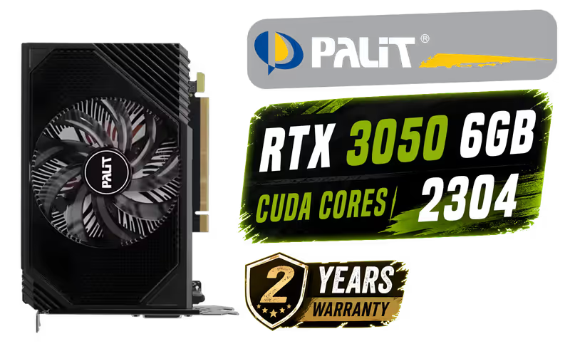 Rasheed Sons 1080p Gaming PC | AMD Ryzen 5 5500 | GeForce RTX 3050 6GB | 16GB DDR4 | 512GB SSD | ARGB