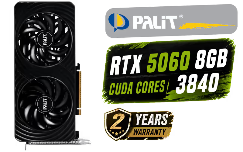 Ryzen 5 5600 + GeForce RTX 5060 8GB Gaming PC | 16GB RGB RAM | 512GB NVMe | ARGB