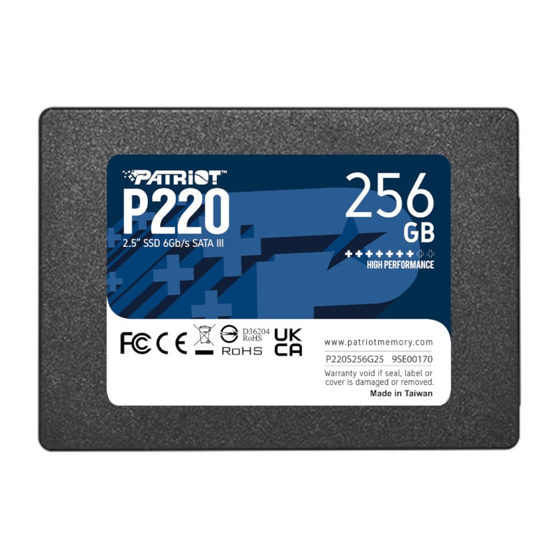 Patriot P220 256GB 2.5in SATA SSD