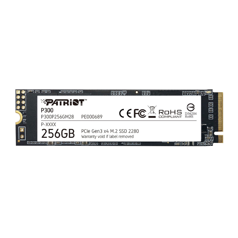 Patriot P300 256GB M.2 NVMe PCIe Gen3 SSD