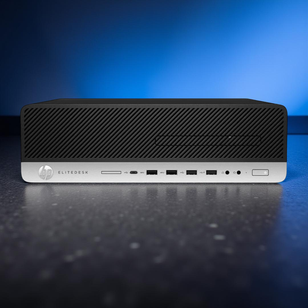 Certified Refurbished HP EliteDesk 800 G4 SFF – Intel Core i5 8th Gen | 8GB RAM | 256GB SSD | Desktop Only