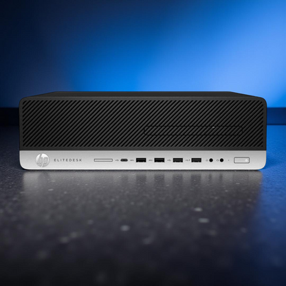 Certified Refurbished HP EliteDesk 800 G4 SFF – Intel Core i5 8th Gen | 8GB RAM | 256GB SSD | Desktop Only