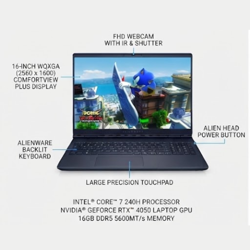 DELL ALIENWARE 16 AURORA 16.0IN WQXGA NOTEBOOK