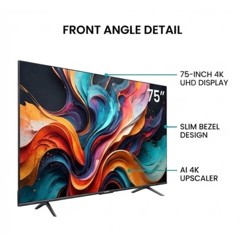 Hisense 75A6Q 75-inch 4K UHD VIDAA Smart LED TV