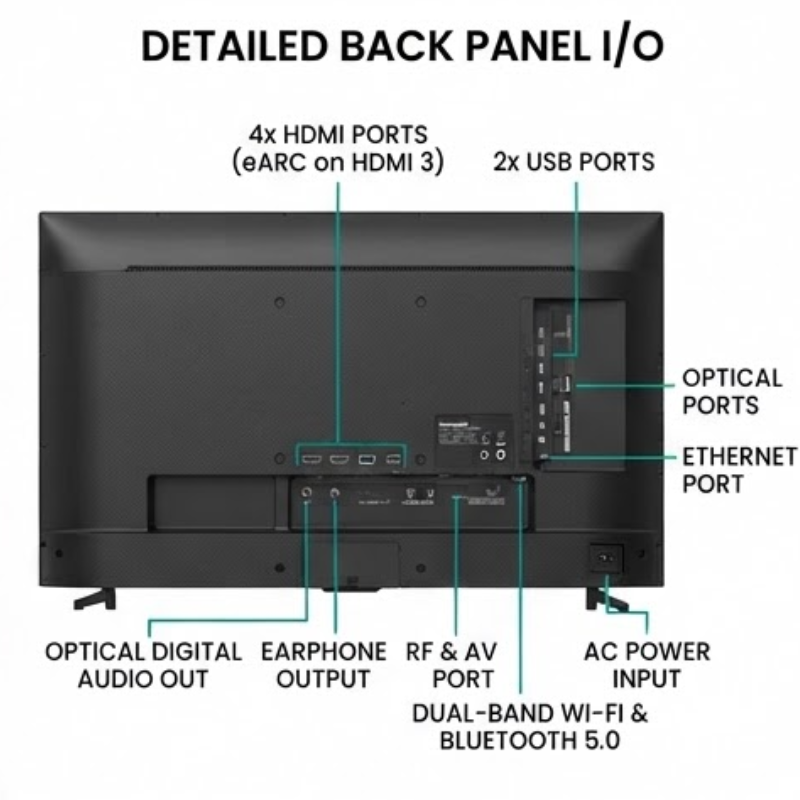 Hisense 85Q7Q 85-inch 4K QLED 144Hz Gaming Smart TV