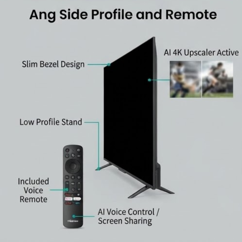 Hisense 50A6Q 50-Inch 4K UHD Smart TV with Dolby Vision