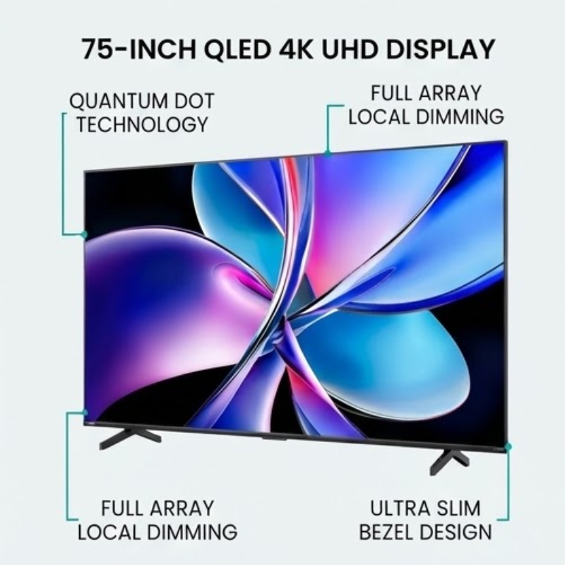Hisense 75Q7N 75-inch 4K QLED 144Hz Smart Gaming TV