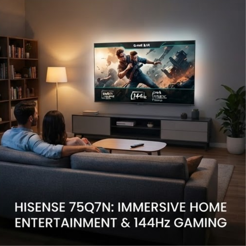 Hisense 75Q7N 75-inch 4K QLED 144Hz Smart Gaming TV