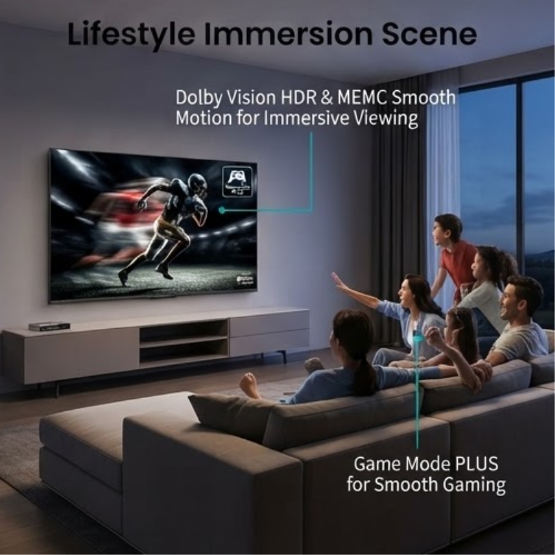 Hisense 50A6Q 50-Inch 4K UHD Smart TV with Dolby Vision