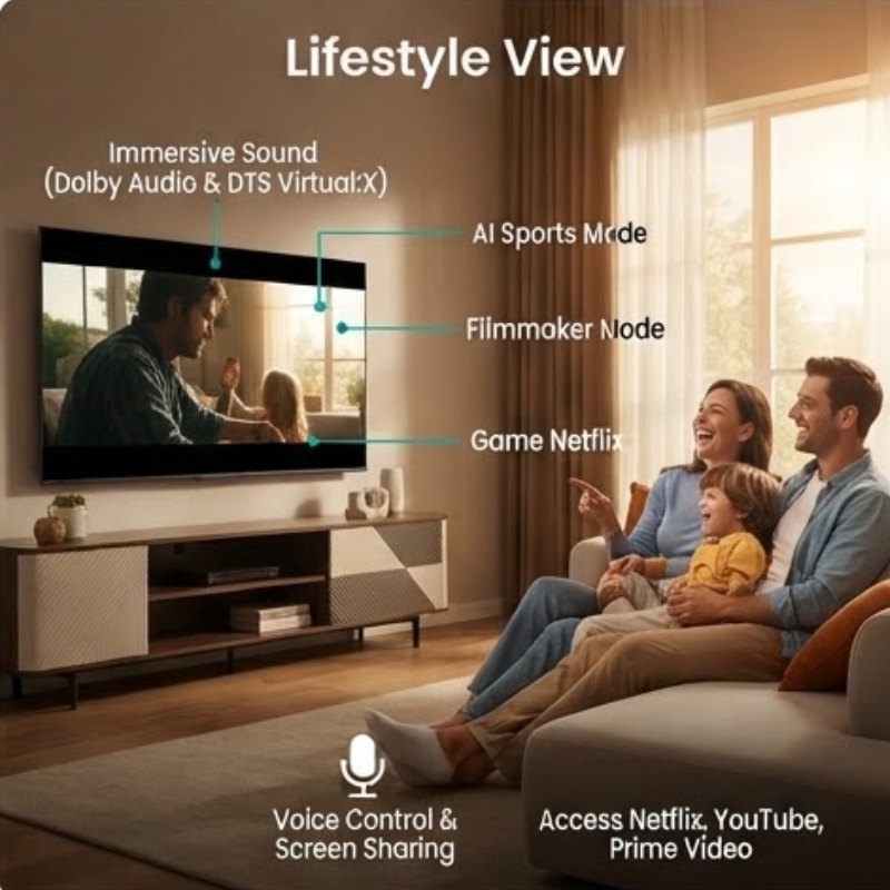 Hisense 55A6Q 55-Inch 4K UHD VIDAA Smart TV with Dolby Vision