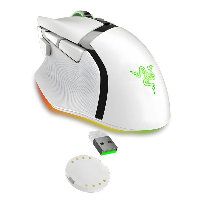 Razer Basilisk V3 Pro 35K Wireless Gaming Mouse - White