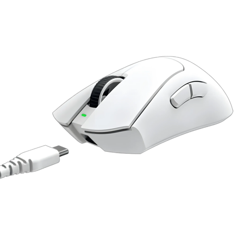 Razer DeathAdder V3 Pro Wireless Gaming Mouse - White