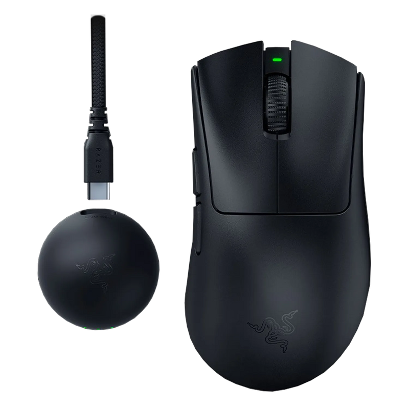 Razer DeathAdder V4 Pro Wireless Gaming Mouse - Black