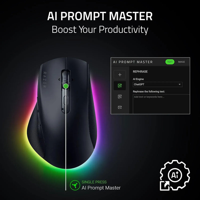 Razer Pro Click V2 Right-Handed Wireless Mouse