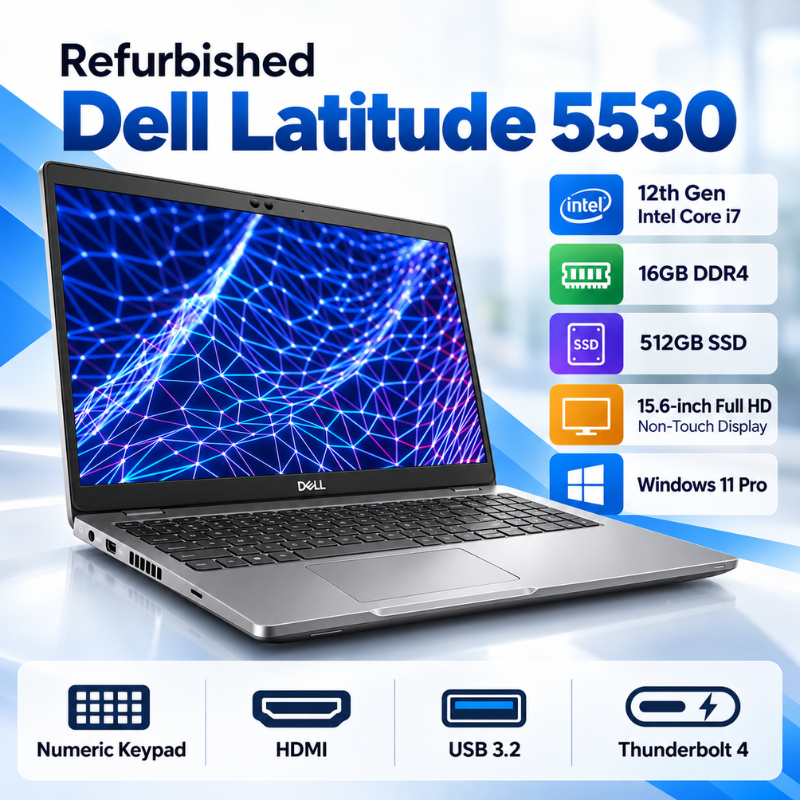 Dell Latitude 5530 Refurbished Core i7 Business Laptop