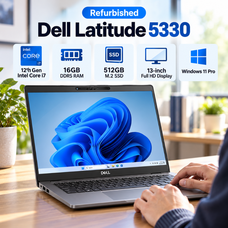 Dell Latitude 5330 Refurbished Core i7 Business Laptop