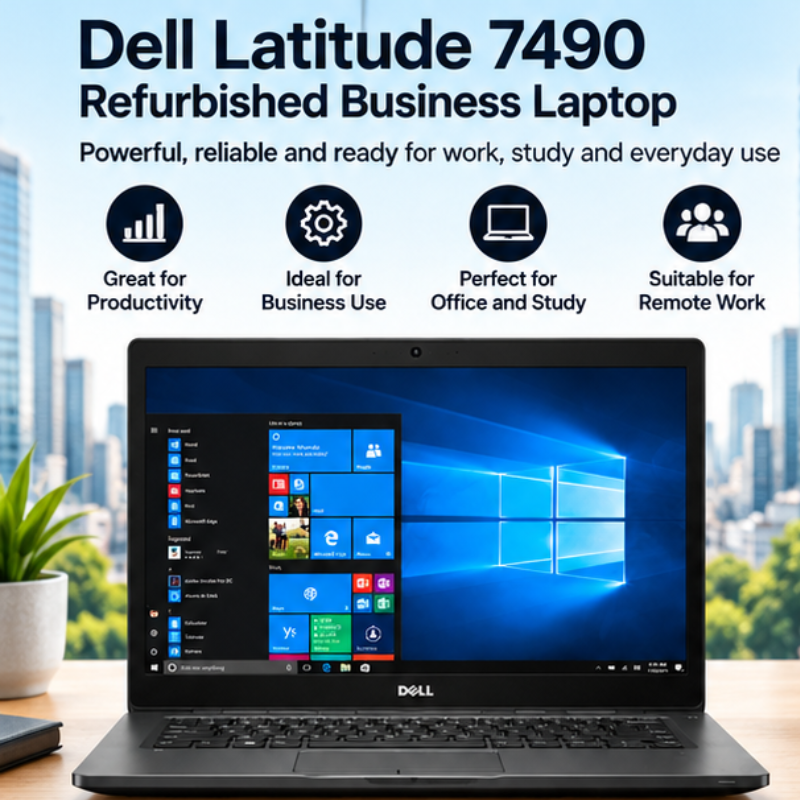 Dell Latitude 7490 Refurbished Core i7 Laptop with Webcam