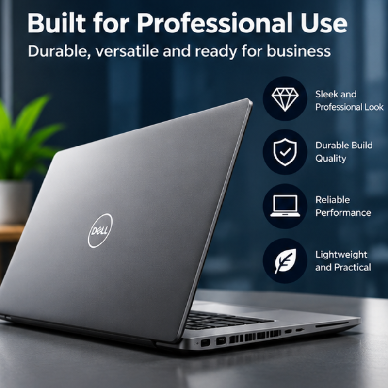 Dell Latitude 5500 15.6-Inch Core i7 Refurbished Laptop with Webcam