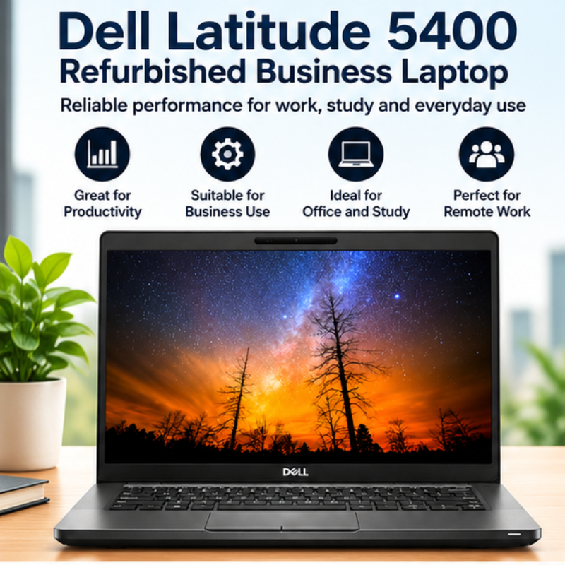 Dell Latitude 5400 14-Inch Core i5 Refurbished Laptop
