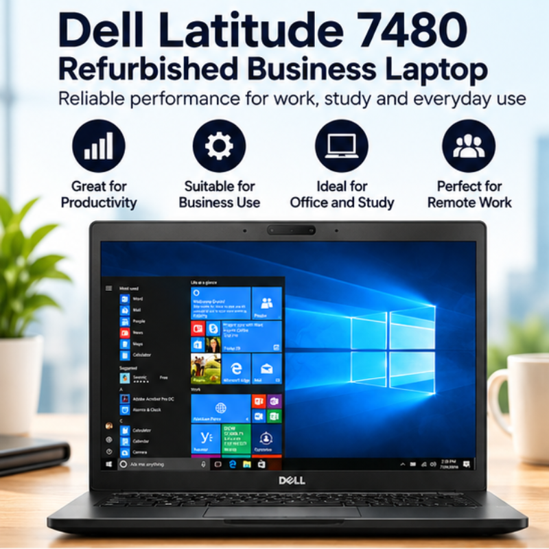 Dell Latitude 7480 14-Inch Core i7 Refurbished Laptop