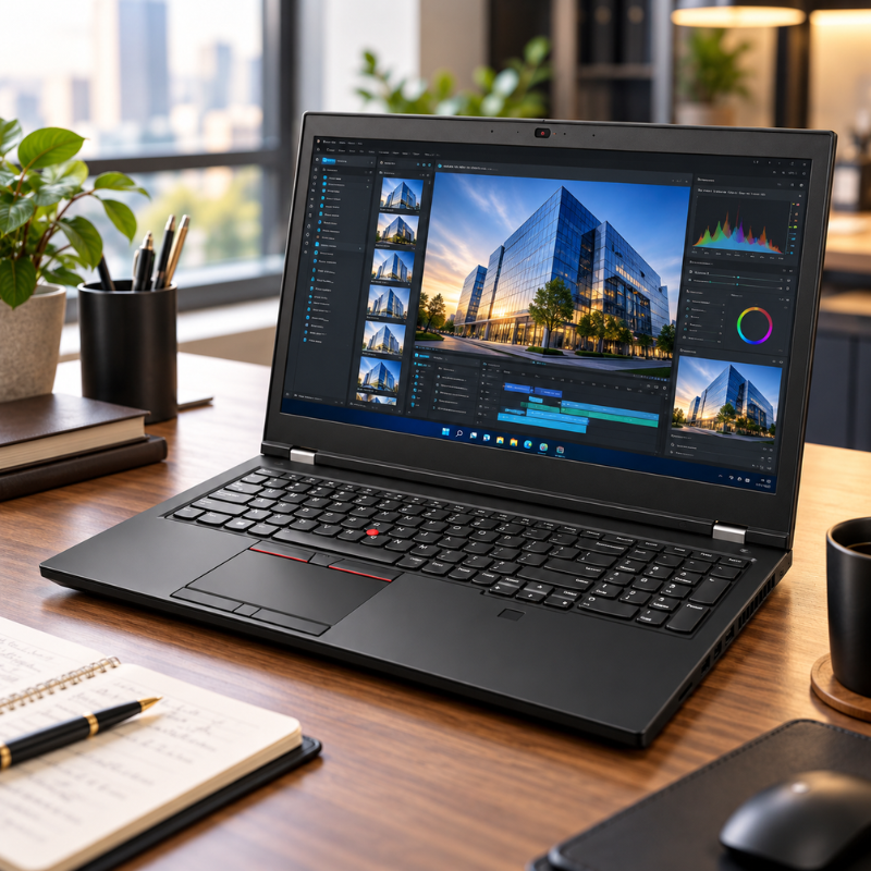Lenovo ThinkPad P52 Refurbished Laptop Intel Core i7 16GB RAM 512GB SSD 15.6-Inch FHD with Webcam and Numpad