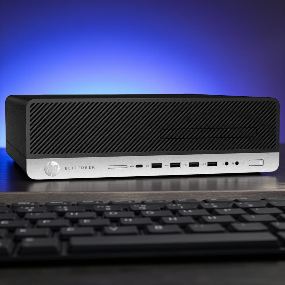 Certified Refurbished HP EliteDesk 800 G4 SFF – Intel Core i5 8th Gen | 8GB RAM | 256GB SSD | Desktop Only