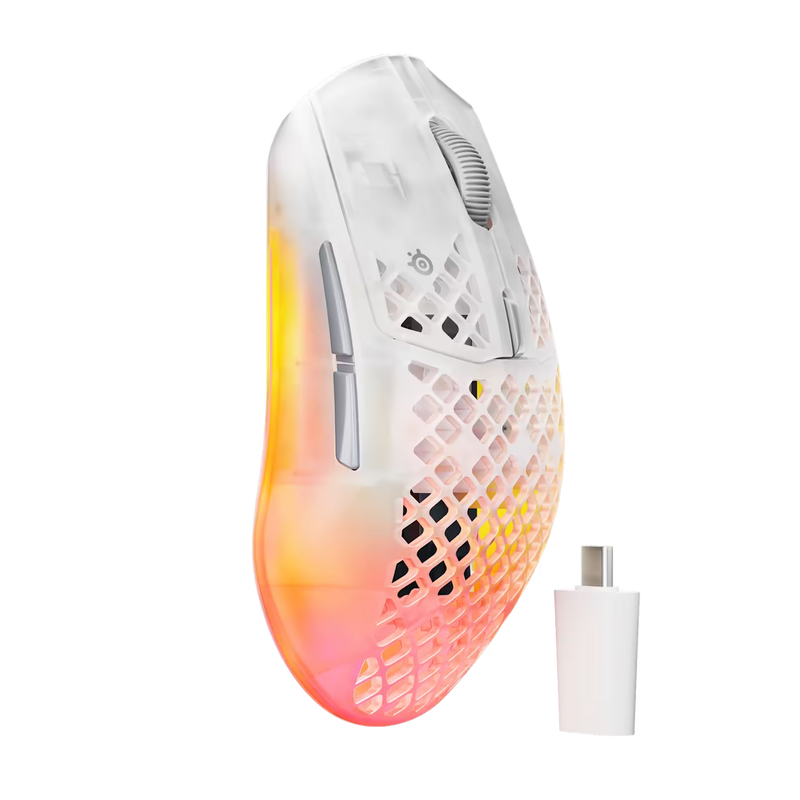 SteelSeries Aerox 3 Wireless Gen 2 Gaming Mouse - Ghost