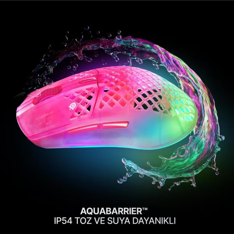 SteelSeries Aerox 3 Wireless Gen 2 Gaming Mouse - Magenta Haze