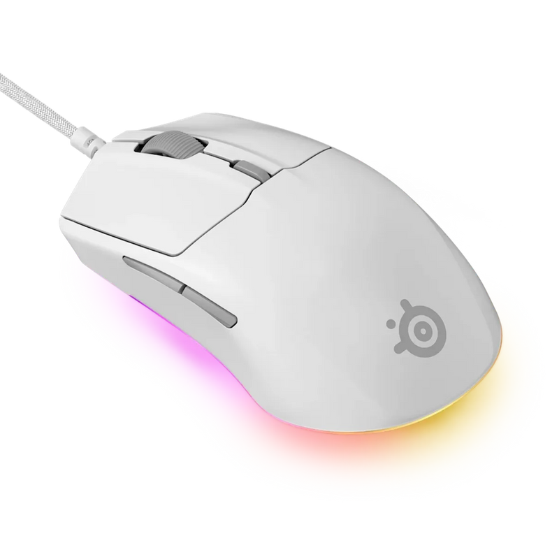 SteelSeries Rival 3 Gen 2 Gaming Mouse - White