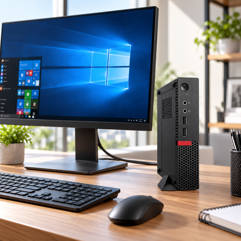 Lenovo ThinkCentre M910 Tiny Refurbished Mini PC i5 8GB RAM 256GB SSD