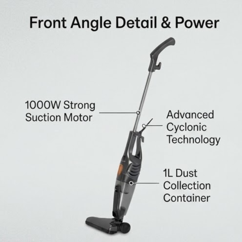 2-in-1 Multifunctional 1000W Vertical Vacuum Cleaner SK-3389