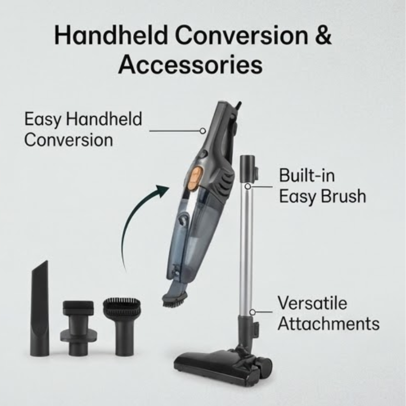 2-in-1 Multifunctional 1000W Vertical Vacuum Cleaner SK-3389