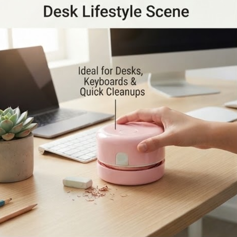 YXS01 3W Wireless Mini Table Vacuum Cleaner