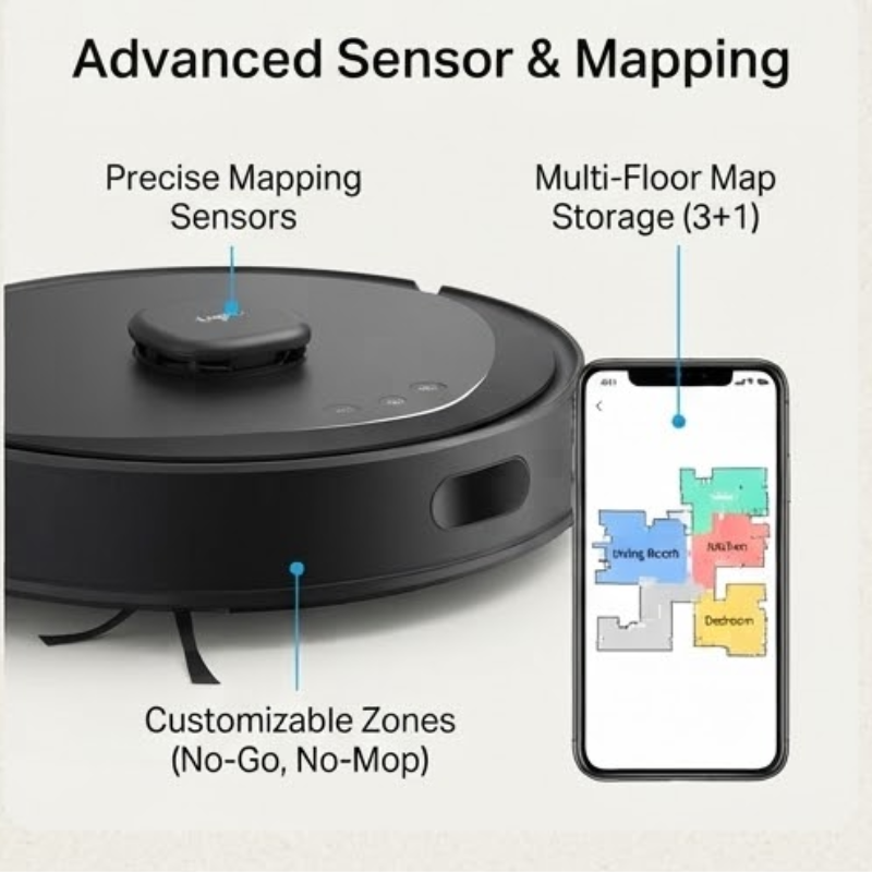 RV30 Max 5300Pa Robot Vacuum Cleaner & Mop