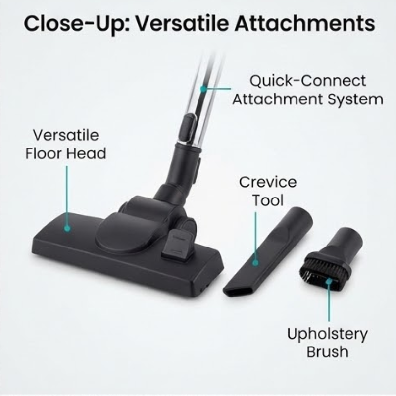 3200W High Suction 1.5L Canister Vacuum Cleaner