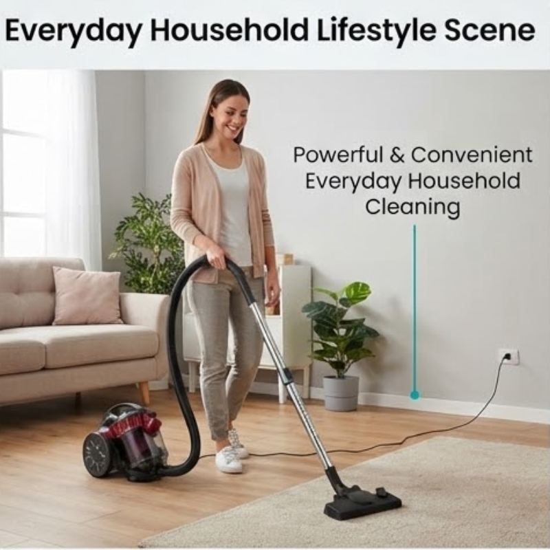 3200W High Suction 1.5L Canister Vacuum Cleaner