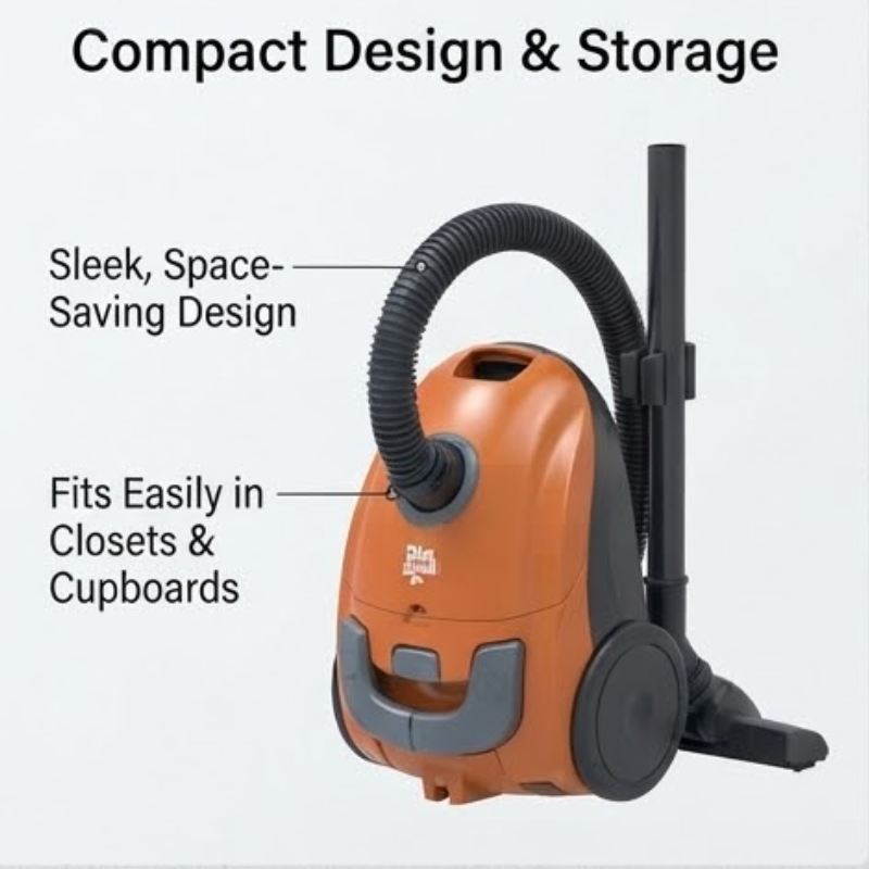 1000W Compact Canister Vacuum Cleaner HJW1308-B