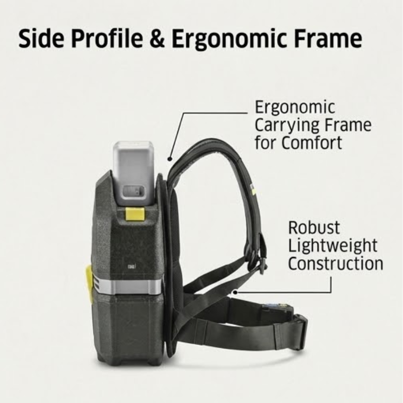 350W Cordless Backpack Vacuum Cleaner 3L